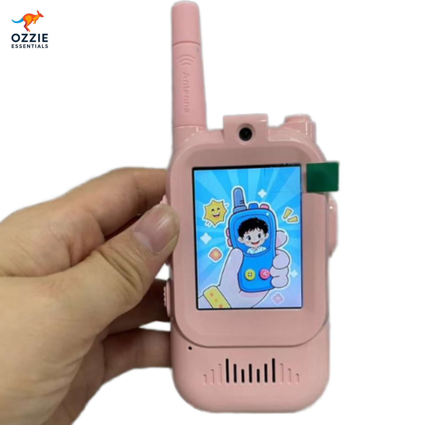 Kids Video Walkie Talkie 2-Way Radio | 2-Inch Screen, 1500FT Range, Fun Voice Effects β Perfect Gift for Ages 3-12 | Outdoor Play & Christmas Toy